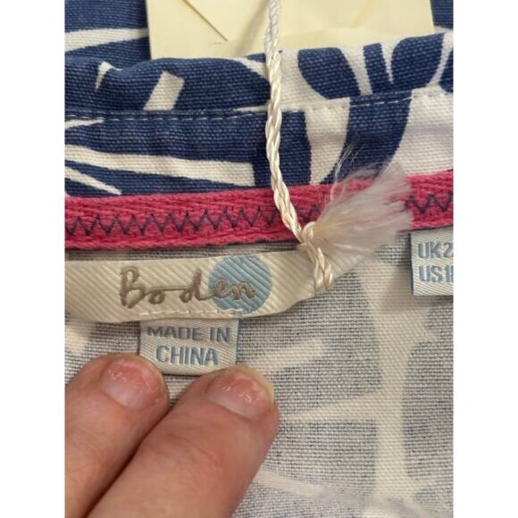 Boden WH333 shirtdress, NWT, coastal, refined, classic, British, resort, casual - Picture 5 of 7